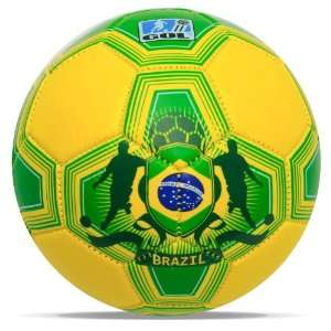  Gol Unisex Child Brazil Little Kicker Soccer Ball, Yellow 