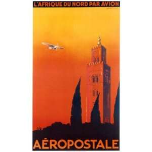  Aeropostale Afrique Du Nord Poster Print