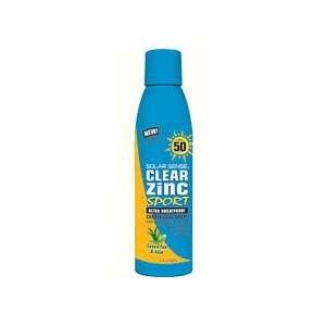 Solar Sense Clear Zinc Sport, Continuous Spray, SPF 50 5 fl oz (150 ml 