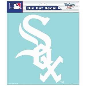  Chicago White Sox 8X8 White Die Cut Window Decal/Film 
