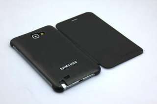 Newest OEM black Flip Case cover for Samsung Galaxy Note N7000 I9220 