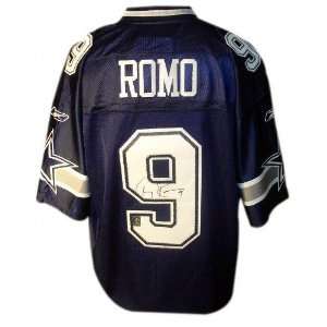  Tony Romo Dallas Cowboys Autographed Blue EQT Jersey 