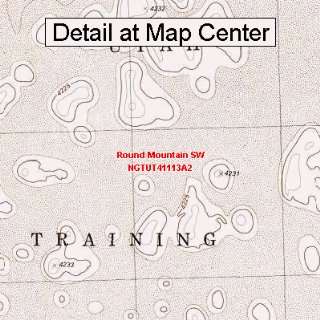   Map   Round Mountain SW, Utah (Folded/Waterproof)
