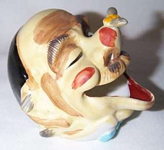 REPRO Occupied Japan Porcelain ASH RECEIVER Man w/Bee  