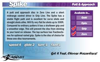   Perfect Grip ZERO SPIKE Putter 171g Latitude 64 Disc Golf FAST SHIP
