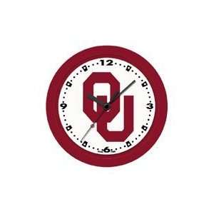Oklahoma Sooners Clock 