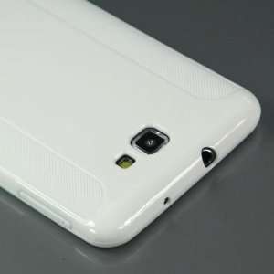  White TPU Case / Cover / Skin / Shell For Samsung Galaxy Note 