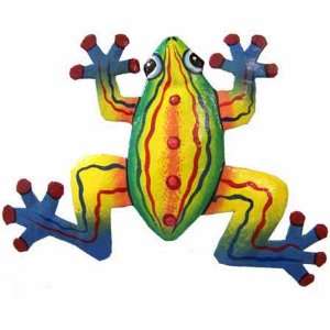  Frog Tropical Haitian Metal Art Home Room Yard Garden 
