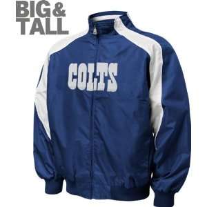  Indianapolis Colts Big & Tall Textured Full Zip Jacket 