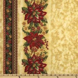   Double Border 60 Ivory Fabric By The Yard Arts, Crafts & Sewing