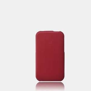  U SUIT FOLIO PR IPHONE 3G RED LTHR FLIP CCASE UNIE 