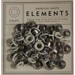  Aluminum Eyelets, 3/16, Cream, 50 pieces Arts, Crafts 