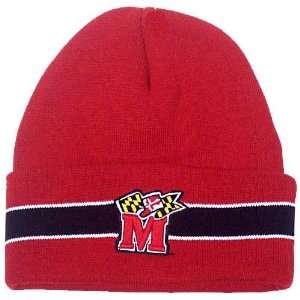  Maryland Terrapins Red Racer Knit Beanie Sports 