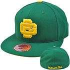   & Ness TK42 Throwback Logo Hat Cap Fitted Green Bay Packers 7 1/8