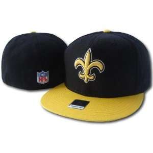  Reebok New Orleans Saints Fitted Hat Size 7 3/8 