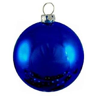 Shiny Midnight Blue Commercial Shatterproof Christmas Ball Ornament 4 