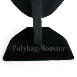 12.5 Black Velvet Necklace Bust Jewelry Display Stand  