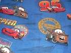 New Blue Cars All Over 100% cotton by the 1/4 yard Lightning Mcqueen 