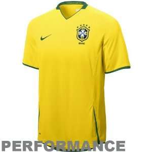  Nike Brazil Gold Official Soccer Jersey