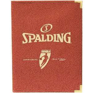  Spalding WNBA Logo 8.5x11 Pebble Grain Portfolio Sports 