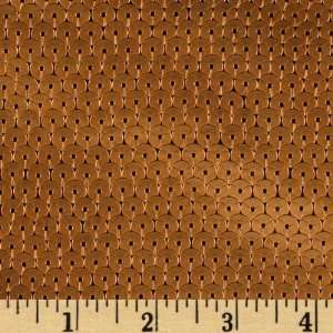    Wide Sequin Vinyl Fabric Copper By The Yard Arts, Crafts & Sewing