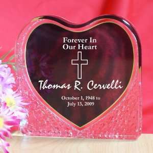  Personalized Forever in Our Heart Memorial Keepsake 