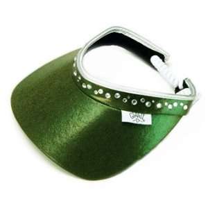  OLIVE BLING VISOR