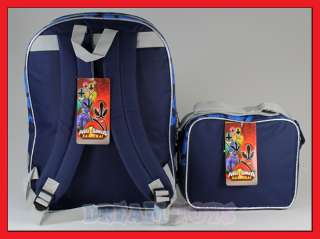 16 Power Rangers Samurai Backpack and Lunch Bag Set L  