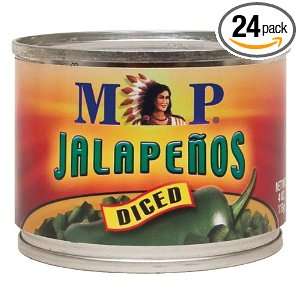 Hatch Chile Company Mountain Pass Diced Jalapenos, 4 Ounce (Pack of 24 