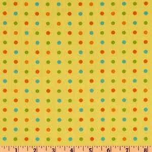  44 Wide Little One Organic Dots Sunshine Fabric By The 