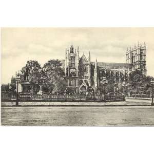   Vintage Postcard Westminster Abbey London England 