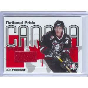   National Pride Dion Phaneuf Rookie Jersey Sports Collectibles