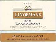 Lindemans Bin 65 Chardonnay 2003 