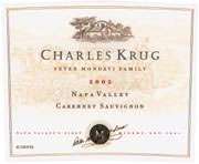 Charles Krug Napa Cabernet Sauvignon 2002 
