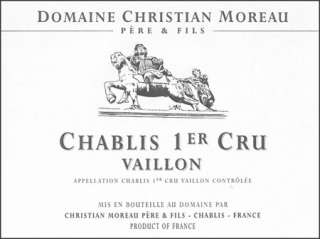 Christian Moreau Chablis Premier Cru Vaillon 2004 
