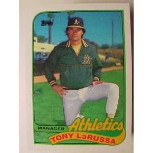  1989 Topps #224 Tony Larussa [Misc.]