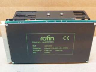 Rofin Sinar Power Supply 605 17065 #29367  