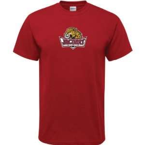 IUPUI Jaguars Cardinal Logo T Shirt