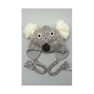  Delux Koala Wool Pilot Animal Cap/Hat with Ear Flaps and 