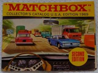 Matchbox Collectors Catalog U.S.A. Edition 1969  