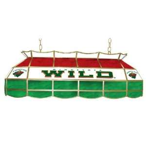   NHL Minnesota Wild Stained Glass 40 inch Lighting Fixture Electronics
