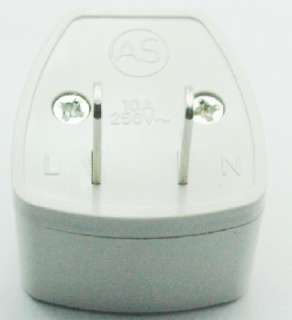 Universal EU/UK/CN/AU to US USA Travel Charger Adapter Plug Outlet 