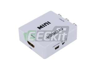 EEEKit Starter Kit for TV/PC,Mini HDMI to AV Converter+HDMI+3 RCA AV 