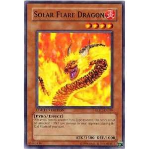    Solar Flare Dragon Yugioh GX Common GLD1 EN019 Toys & Games