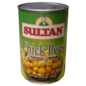 Chick Peas, Boiled Garbanzo Beans (Sultan) 15.5oz  Grocery 