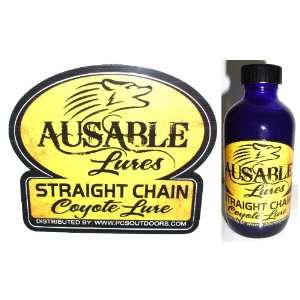    Ausable Brand Lure Straight Chain Coyote Lure 4 oz 