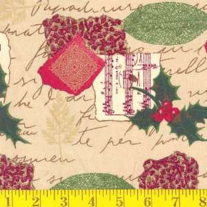    45 Wide Christmas Carol Fabric By The Yard Arts, Crafts & Sewing