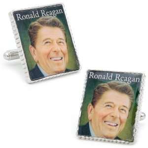  Ronald Reagan Stamp Cufflinks Jewelry