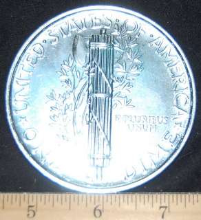 1916 D Mercury Dime US Commemorative Large Medal RARE Key Coin  