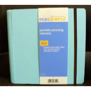    Real Simple Planner Portable, Blue (47211)
